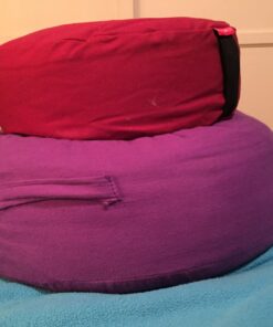 Yoga Meditation Buckwheat Bolster Pillow Cushion Green 13" x 13"" 24 71Dau7ZPGL