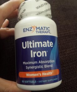 Nature’s Way Ultimate Iron Healthy Red Blood Cells* 50 mg per Serving Gluten-Free 90 Softgels 20 71Db30VSt4L