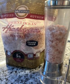 SaltWorks Ancient Ocean Himalayan Pink Salt, Coarse Grain, 5 Pound Bag 5 Pound (Pack of 1) 27 71Dc3JgNL