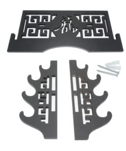 Eforlife Sword Holder Wall Mount Samurai Sword Display Stand Sword Bracket Hanger for Katana Wakizashi and Standard Swords 龍-Dragon 4-Tier 18 71DcOPUO sL
