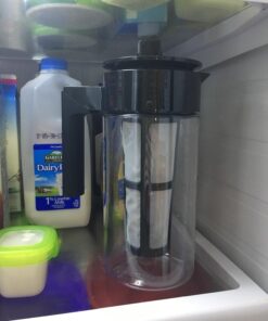 Takeya Cold Brew Coffee Maker with Black Lid Pitcher, 1 qt 40 71DdHr2JbIL