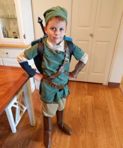Link Prestige Legend of Zelda Nintendo Costume, Large/10-12 L (10-12) 19 71DdP9bgQ8L
