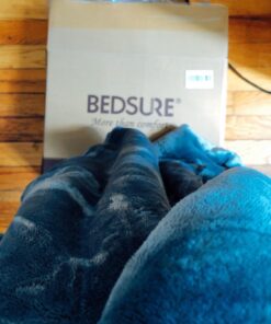 Bedsure Fleece Bed Blankets Queen Size Grey - Soft Lightweight Plush Fuzzy Cozy Luxury Blanket Microfiber, 90x90 inches Queen (90" x 90") 33 71DefXdyKOL