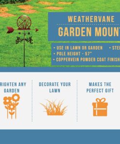 Alternative view of Hand Made Dragonfly Garden Stake Weathervane ~New~