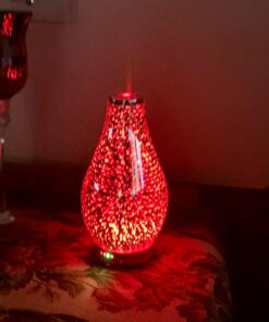 Porseme Essential Oil Diffuser 3D Glass Aromatherapy Ultrasonic Humidifier Cool Mist, Auto Shut-Off, Timer Setting, BPA Free for Home Office Hotel Yoga Gym Leisure SPA Gift 100ml B1-100ml Volcano 37 71DfEhTdjbL