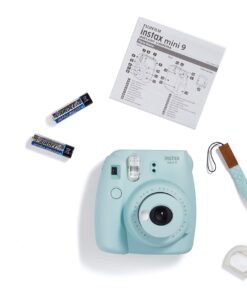 Fujifilm Instax Mini 9 Instant Camera - Ice Blue, 2.7x4.7x4.6 (Instax Mini 9 - Ice Blue) Base 31 71DfLZzneIL