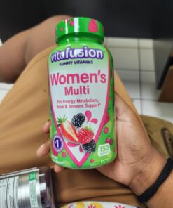 Vitafusion Womens Multivitamin Gummies, Berry Flavored Daily Vitamins for Women With Vitamins A, C, D, E, B-6 and B-12, America’s Number 1 Gummy Vitamin Brand, 75 Days Supply, 150 Count 29 71DfUNGzbL
