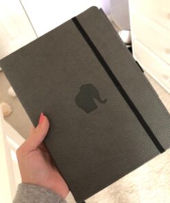 Dingbats A5 Wildlife Notebook Journal Hardcover, Cream 100gsm Ink-Proof Paper, 6.1 x 8.5 inches, 192 pages (Gray Elephant, Dotted) Gray Elephant 52 71DfaKXh4L