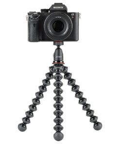 Joby JB01503 GorillaPod 1K Kit. Compact Tripod 1K Stand and Ballhead 1K for Compact Mirrorless Cameras or Devices up to 1k (2.2lbs). Black/Charcoal. 35 71DfpB0p0EL