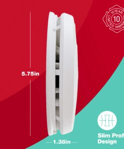 First Alert BRK PRC710 Smoke and Carbon Monoxide Alarm with Built-In 10-Year Battery , White Detector Alarm 22 71DhVr8OzL