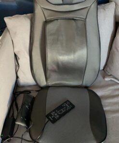 Snailax shiatsu Neck & Back Massager with Heat, Full Back Kneading Shiatsu or Rolling Massage, Massage Chair pad with Height Adjustment, Back Massager for Neck and Shoulder Black SL-233 41 71Dhg8AJs4L