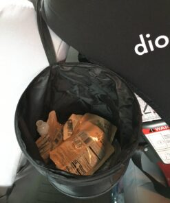 Zone Tech Universal Traveling Portable Car Trash Can - Black Collapsible Pop-up Leak Proof Trash Can- for Garbage to Organize Car, Waste Basket Bin, Rubbish Bucket (1 Pack) 1 Pack 29 71DhhQhBcPL