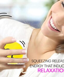 Neliblu 24 Pack Smile Stress Balls for Kids and Adults - 2" Stress Balls in Bulk - Neon Yellow Funny Face Squishy Balls to Support Anxiety - Fidget Toys, Party Favors, Goodie Bag Stuffers for Kids 25 71Di1duaDL