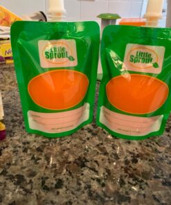 Baby Food Maker For Infants & Toddlers (11 Piece Set)- Make 4 6oz Food Squeeze Purees at Once w/Fill Station, Pouches, Funnel, Tubes & Plunger- Dishwasher Safe & BPA Free for Homemade Semi-Solid Food 20 71DiKOpBRyL