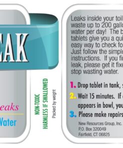 New Resources Group Blue Streak Pro 200 Dye Tablets (Detect Silent Leaks) Bulk in EZ Pour Container | Toilet Tank Leak Detection | Plumbers Friend 5 71DiQ4T84gL