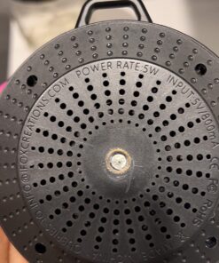 iFox Portable Bluetooth Shower Speaker, IPX7 Waterproof Outdoor Wireless Speaker, Built-in Mic, Carabiner, Beach, Camping, Hiking, Pool, Great Gift, Black/Gold 40 71Din6IVtnL