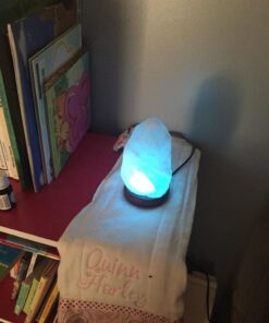 Evolution Salt Natural, 3.5" x 3.5" x 5" 853 USB Himalayan Salt Lamp Multi Color Changing 1-2 lbs 27 71Dj3ScEi L