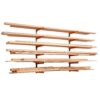 Bora Wood Organizer and Lumber Storage Metal Rack with 6-Level Wall Mount – Indoor and Outdoor Use, In Orange | PBR-001 11 71DjBpGPhWL