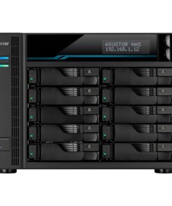 Alternative view of Asustor Lockerstor 10 AS6510T - 10 Bay NAS, 2.1GHz Quad-Core, 2 M.2 NVMe SSD Slot, 10GbE Port, 2.5GbE Port, 8GB RAM DDR4, Enterprise Network Attached Storage (Diskless) AS65