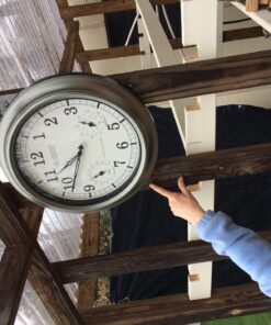 La Crosse Technology WT-3181PL-INT 18 inch Atomic Outdoor Clock with Temperature & Humidity 18" Standard Packaging 26 71DjYQskO2L