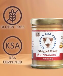 Whipped Honey with Cinnamon - All Natural Spreadable Honey (4 pack) 12 71DjZlAS37L