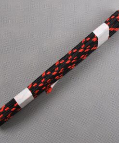 Synthetic Silk Cotton Leather Ito Tsukamaki Sageo Wrapping Cord for Japanese Samurai Swords Black With Red Spots Sageo 7 71Djj XO2tL