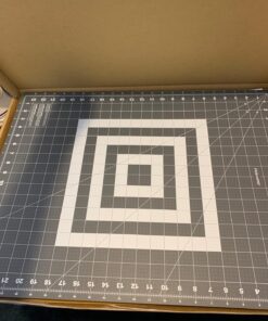 Fiskars Rotary Cutter 3-Piece Set - 45mm Stick Rotary Cutter for Fabric, Cutting Mat, and Sewing Ruler - Craft Supplies - Gray Cutting Mat + Rotary Cutter Set Standard 3-Piece 43 71Dl5gXf SL