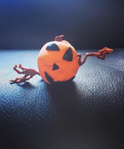 Kangaroo DIY Halloween Pumpkin Decorations for Home – Fun Halloween Crafts for Kids – Moldable Squishy Halloween Toys – Cute Mini Build Your Own Jack O Lanterns for Décor Favors - 3-Piece Pack 11 71DlRwaXInL