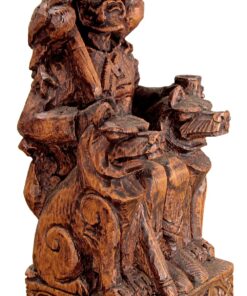 Dryad Design Seated Norse God Odin Statue Wood Finish 6 71Dm7yCm1ML