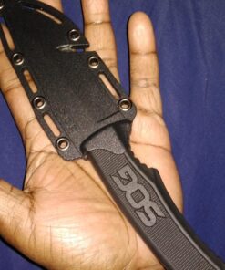 SOG Survival Knife with Sheath - Field Knife Fixed Blade Knives 4 Inch Tactical Knife and Bushcraft Knife w/Full Tang Hunting Knife Blade (FK1001-CP) 32 71DmF7okfWL