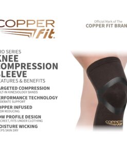 Copper Fit Pro Series Knee Compression Sleeve Black X-Large 12 71DmceG8y8L 3