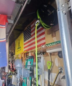 Flexzilla Air Hose, 3/8 in. x 50 ft., 1/4 in. MNPT Fittings, Heavy Duty, Lightweight, Hybrid, ZillaGreen - HFZ3850YW2 Flexzilla 3/8" (inches) x 50' (feet) Coupler and Plug 25 71Do7rRKZTL