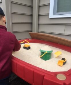 Step2 Naturally Playful Sand Table, Kids Sand Activity Sensory Table, 5 Piece Accessory Kit, Toddler Summer Outdoor Toys, 2+ Years Old 24 71DoDJ5QFL