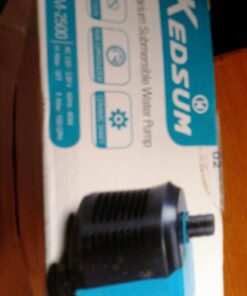 KEDSUM 550GPH Submersible Pump(2500L/H, 40W), Ultra Quiet Water Pump with 5ft High Lift, Fountain Pump with 6.5ft Power Cord, 3 Nozzles for Fish Tank, Pond, Aquarium, Statuary, Hydroponics Blue 35 71Dojw xvqL