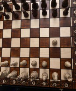 Wegiel Chess Set - Consul Chess Pieces and Board - European Wooden Handmade Game - JUNIOR 101 71DozCgi1L