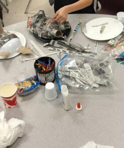 FX Lot of 24 Masks White Plastic Full Face Decorating Craft Halloween School 30 71Dp9vE4soL