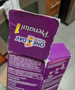 One A Day Women's Prenatal 1 Multivitamin Including Vitamin A, Vitamin C, Vitamin D, B6, B12, Iron, Omega-3 DHA & more, Tablet,Softgels, 60 Count - Supplement for Before, During, & Post Pregnancy No Artificial Flavor 60 Count (Pack of 1) 18 71DpcX2vYzL