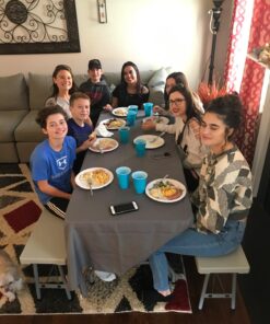 Office Star Resin Furniture for Indoor or Outdoor Use, 3-Piece Set, 2 Folding Benches and 6 Foot Table Bench and Table Set 37 71DpoDgyPnL