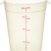 Cambro RFS8PP Round Polypropylene Food Storage Container - Camwear, 8 quart, Translucent 41 71Dpqkd8qPL