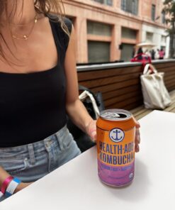 Health-Ade Canned Kombucha Tea Organic Drink, Fermented Tea with Living Probiotics, Detoxifying Acids, Supports Gut Health, Non-GMO, Vegan, Gluten Free, 12 Pack (11.5 Fl Oz Cans), Fruity Favorites Variety Pack in Cans 13 71DqZo76ofL