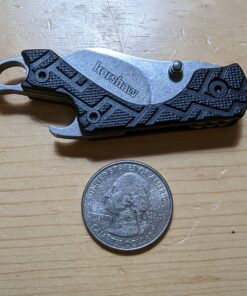 Kershaw Cinder Multi-Function Folding Pocketknife (1025); 1.4 Inch 3Cr13 Stonewashed Blade; Manual Opening; Liner Lock; Bottle Opener; Keychain Carry; Black Glass-Filled Nylon Handle; 0.9 oz 43 71DqqF8heL