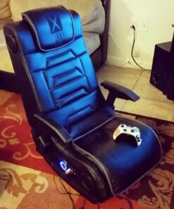 X Rocker XL Floor Gaming Chair, Use with All Major Gaming Consoles, Mobile, TV, PC, Smart Devices, with Subwoofer, Headrest Mounted Speakers, Foldable Pro Series H3 42 71DrFule18L