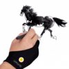 2 Pack Omonic Artist Glove Two Finger Glove for Light Box Graphic Graphics Drawing Tablet Light Box Tracing Light Pad Drawing Tablet Glove,Free Size Prevents Smudges 9 71DrXZ7Sw9L