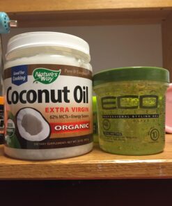 Nature's Way Organic Extra Virgin Coconut Oil, Pure Source of MCTs, Cold-Pressed, 32 Oz. 2 Pound (Pack of 1) 38 71DtOg6jy8L