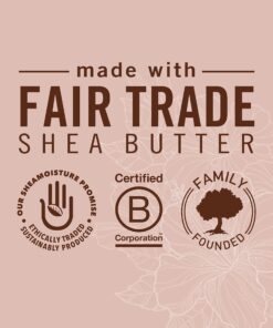 Shea Moisture Curly Hair Products, Coconut & Hibiscus Curl Enhancing Smoothie with Shea Butter, Sulfate Free, Paraben Free Hair Cream for Anti-Frizz, Moisture & Shine, 12 Fl Oz Coconut,Hibiscus 12 Ounce (Pack of 2) 21 71DtqcD6okL