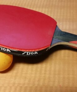 STIGA Evolution Performance Ping Pong Paddle - 6-ply Light Blade - 2mm Tournament-Approved Premium Sponge - Flared Handle for Next-Gen Grip & Control - Performance Table Tennis Racket Original Version 40 71DuXVIr3L