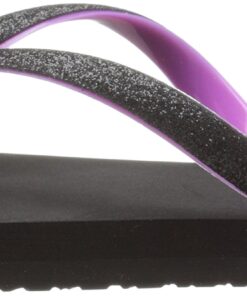 Reef Stargazer Flip Flop (Toddler/Little Kid/Big Kid) 7/8 M US Toddler Black/Berry 15 71Dv3 JJhkL