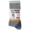 Omni-Wool Merino Wool Medium Hiker (3-Pack) Large Brown/Red, Denim/Navy, Charcoal/Light Grey 5 71DvOLYElNL