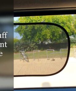 kinder Fluff Car Window Shade (4Pack)-The Only Certified Car Window Sun Shade for Baby Proven to Block 99.95% UVR - Mom's Choice Gold Award Winning - Car Seat Sun Protection 20x12in (51x31cm) 2 Semi Transparent + 2 Transparent 34 71DwdDVjKIL