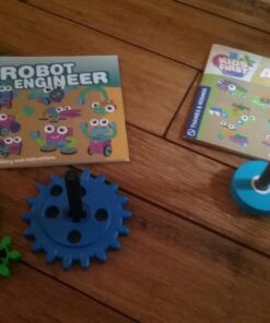 Thames & Kosmos Kids First Robot Engineer Kit and Storybook Robot Engineer (with plastic storage bin) 54 71DwfNilT L